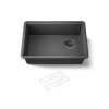 26-1/2" undermount single-bowl kitchen sink