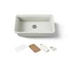 33" undermount single-bowl workstation kitchen sink