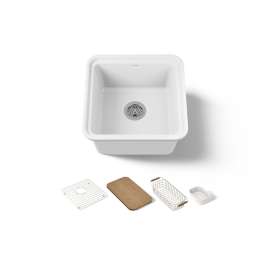 18-5/8" undermount workstation bar sink