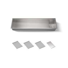 69-3/4" undermount single-bowl kitchen sink