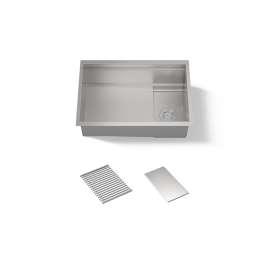27-3/4" undermount single-bowl kitchen sink