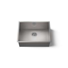 24" undermount single-bowl kitchen sink