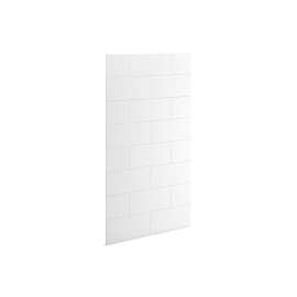 96" x 48" shower back wall with large block design