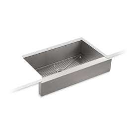 35-1/2" undermount single-bowl farmhouse kitchen sink