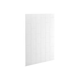 96" x 72" shower back wall with vertical block design