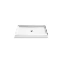 48" x 36" alcove shower base, center drain