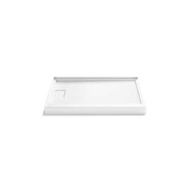 48" x 36" corner shower base, left drain
