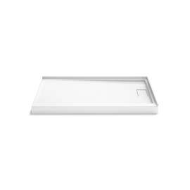 60" x 36" corner shower base, right drain