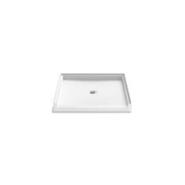 38" x 38" alcove shower base, center drain