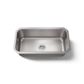31-1/4" undermount single-bowl kitchen sink