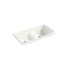 Smart Divide(R) 33" top-/undermount double-bowl kitchen sink