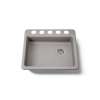 25" undermount single-bowl kitchen sink