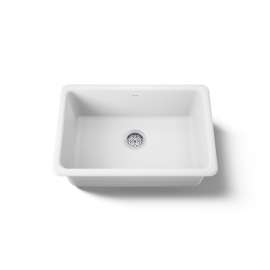 27" top-/undermount single-bowl kitchen sink