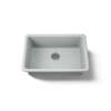 27" top-/undermount single-bowl kitchen sink
