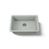 27" top-/undermount single-bowl kitchen sink