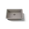 27" top-/undermount single-bowl kitchen sink