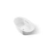 59-3/4" x 35-3/4" drop-in bath with Bask(R) heated surface