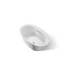 59-3/4" x 35-3/4" drop-in bath with Bask(R) heated surface