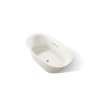 65-1/2" x 35-3/4" drop-in bath with Bask(R) heated surface
