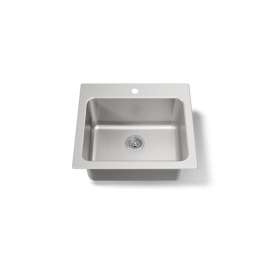 25" top-mount single-bowl utility sink