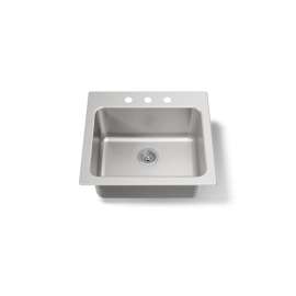 25" top-mount single-bowl utility sink