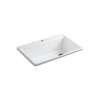 33" top-mount single-bowl workstation kitchen sink