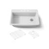 33" top-mount single-bowl kitchen sink