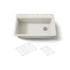 33" top-mount single-bowl kitchen sink