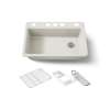 33" undermount single-bowl workstation kitchen sink