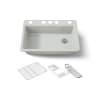 33" undermount single-bowl workstation kitchen sink