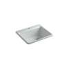 25" top-mount single-bowl kitchen sink