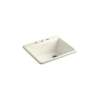 25" top-mount single-bowl kitchen sink
