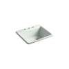 25" top-mount single-bowl kitchen sink