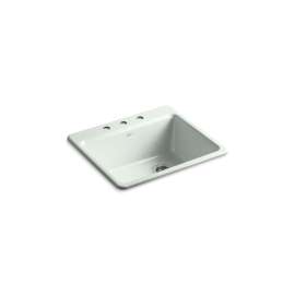 25" top-mount single-bowl kitchen sink