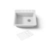 25" top-mount single-bowl kitchen sink