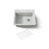 25" top-mount single-bowl kitchen sink