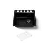 25" undermount single-bowl kitchen sink