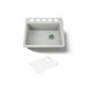 25" undermount single-bowl kitchen sink