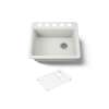 25" undermount single-bowl kitchen sink