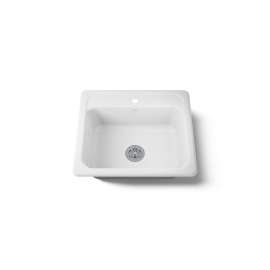 25" top-mount single-bowl kitchen sink