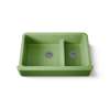 Smart Divide(R) 35-3/4" undermount double-bowl farmhouse kitchen sink