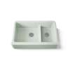 Smart Divide(R) 35-3/4" undermount double-bowl farmhouse kitchen sink