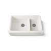 Smart Divide(R) 35-3/4" undermount double-bowl farmhouse kitchen sink