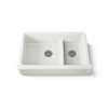 Smart Divide(R) 35-3/4" undermount double-bowl farmhouse kitchen sink