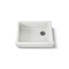 29-1/2" undermount single-bowl farmhouse kitchen sink