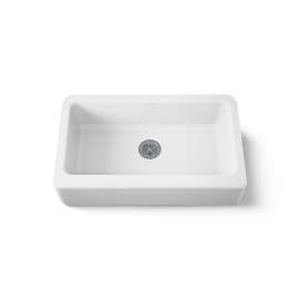 33" undermount single-bowl farmhouse kitchen sink