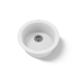 18-1/2" top-/undermount single-bowl bar sink