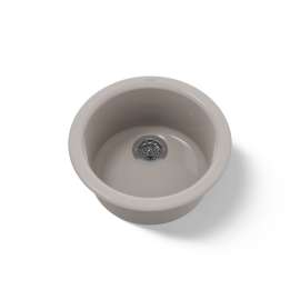 18-1/2" top-/undermount single-bowl bar sink