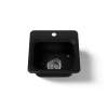 15" top-mount single-bowl bar sink