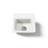 15" top-mount single-bowl bar sink